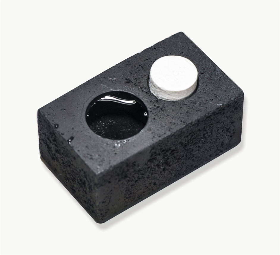 Th2owel Single Presentation Tray Black